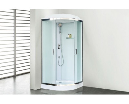 Душевая кабина Royal Bath RB 90HK5-WC-CH 90х90 см, с матовыми стеклами