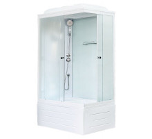 Душевая кабина Royal Bath RB 8100BP5-WC 100х80 см, с матовыми стеклами , левосторонняя