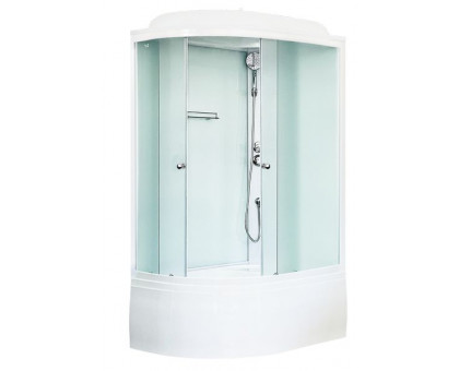 Душевая кабина Royal Bath RB 8120BK5-WC 120х80 см, с матовыми стеклами, правосторонняя