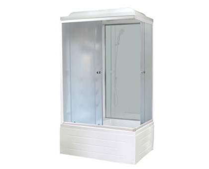 Душевая кабина Royal Bath RB 8100BP6-WC 100х80 см, с матовыми стеклами, левосторонняя