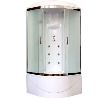 Душевая кабина Royal Bath RB 90BK3-WC-CH 90х90 см, с матовыми стеклами