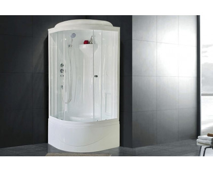 Душевая кабина Royal Bath RB 90BK1-T 90х90 см, с прозрачными стеклами