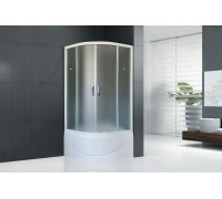 Душевой уголок Royal Bath RB 100BK-C 100х100 см, с матовыми стеклами